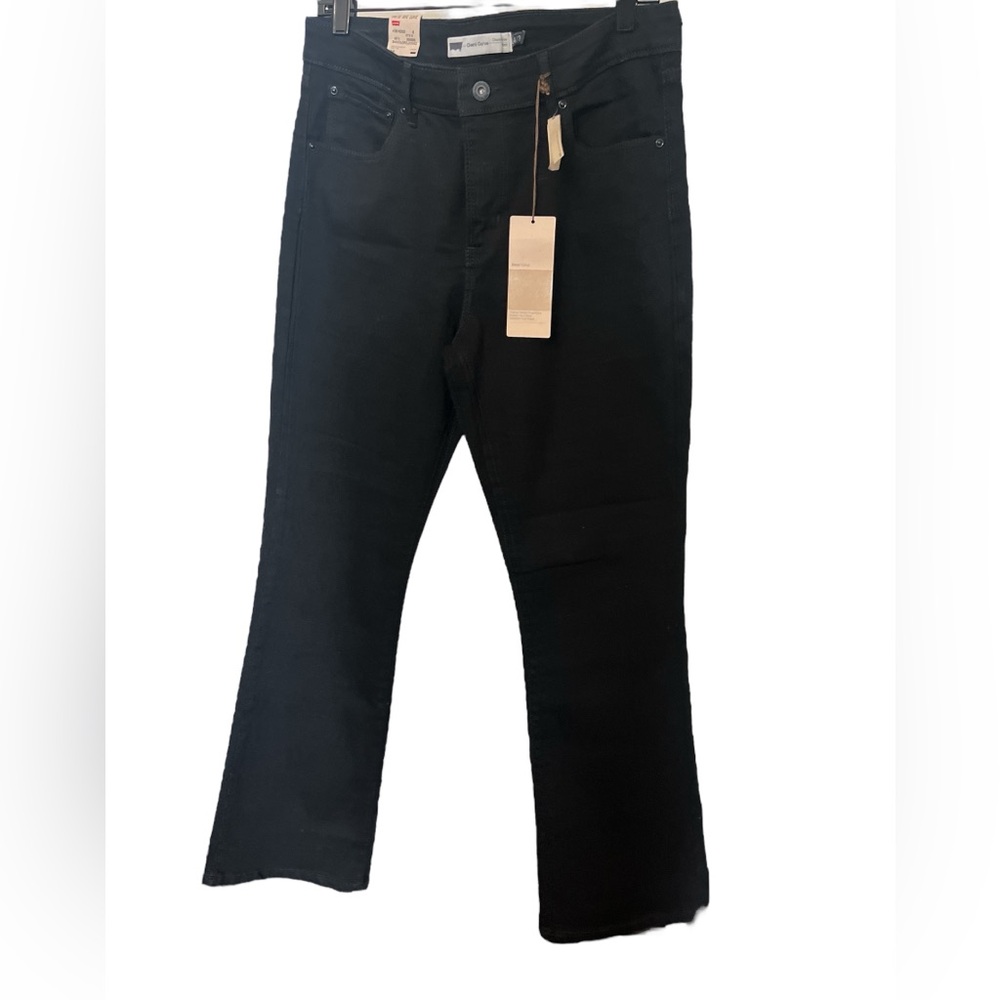 Levi’s Demi Curve Women’s 14M/32 Classic Rise Bootcut Black Jeans NEW - Picture 4 of 10
